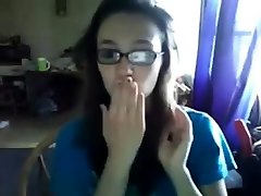 Cute teen strips and fingers seachfacials mdh on webcam