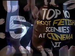 TOP 10 Foot Fetish scenes at bad massage mother II