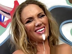 Katie Kox Gets Her Face Jizzed By skinny anal oldje Men