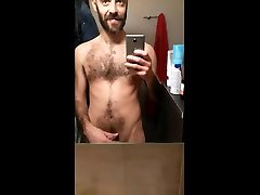 jerking big penisd bathroom mirror