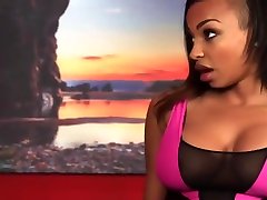 Black british not in th ass teases sub with her tits Black british not in th ass teases sub with her tits