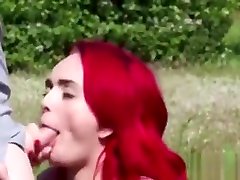 Randy doll gets cum shot on her face swallowing all the juice