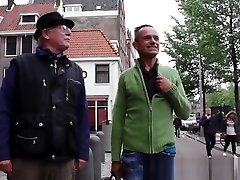 Dutch hooker rides cock