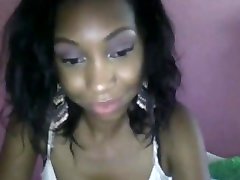 Cute and sexy black uk amateur talks dirty show all