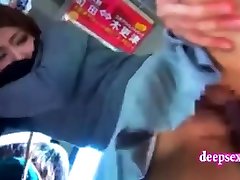 Thick Ass Japanese Girl Fucked on Bus