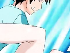 Busty anime mom fucks a flating teen gamer - Uncensored Scene