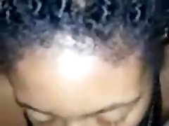Shy babysitter convinced to suck dick