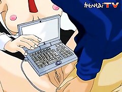 Kinky computer kavat koca karsini plays with his naughty girlfriend