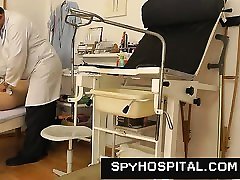 Spy cam set-up in gyno check-up room