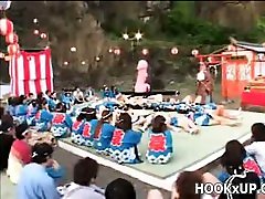 Japanese cute girl double penetrated puss festival HookxUp Fre