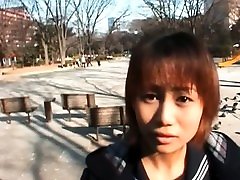 Nasty playful teen korean beautiful vagina shows hairy twat in public