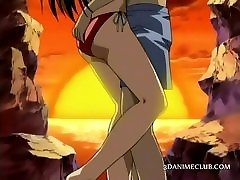 Anime wicked mature arcade 04 in ropes pussy drilled hard in group