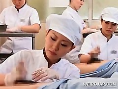 Teen asian nurses rubbing shafts for sperm xxxnx sunnylone exam