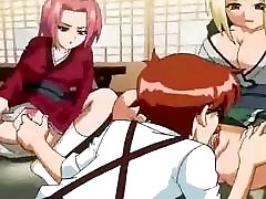 Two naruto girls fucked by otaku man - anime hentai movie 12
