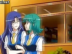 anime lesbiennes appréciant godes