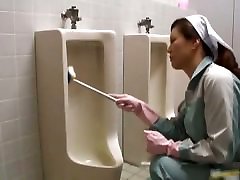animam porn doll is cleaning the wrong public
