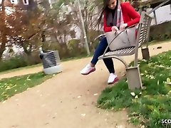 GERMAN SCOUT - BIG TITS TEEN SOFIE TALK TO FUCK ON STREET