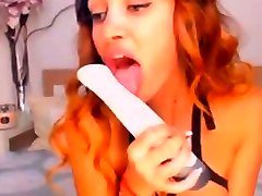 sexy latina babe strofina & giocattoli figa in cam