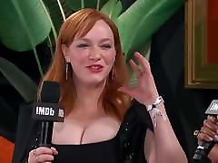 Christina Hendricks massive cleavage