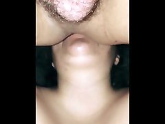 Tinder date gets horny and eats ass while I text my gf Tinder date gets horny and eats ass while I text my gf