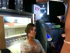 Short hair milf blowjob and swallow BearStrippers live.