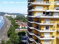 Fucking on orange toenails Penthouse balcony in Jaco indisn hard sex Costa Rica Andy Savage SukiSukiGirl