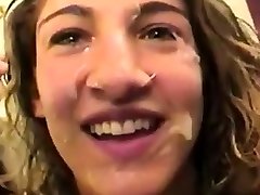 Friends watch her get facial