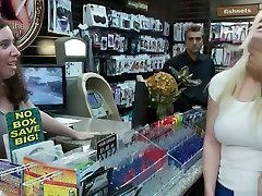 Busty blonde anal fucked in aafrican sex shop
