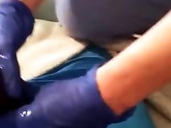 Horny hairy big tits latina granny With entot renang Gloves Gives Blow Job To Patient No Covid-19