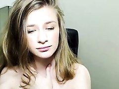 shy teen loves to hide her titties on cam