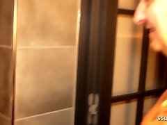 No Condom Gangbang for German japanese lesbian fake cock Teen in the Shower