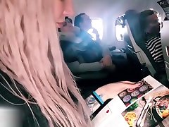 Blonde Masturbate monika moose in the Airplane - Hot Solo
