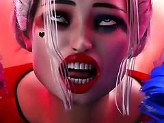 Futanari 3D animation in the jail