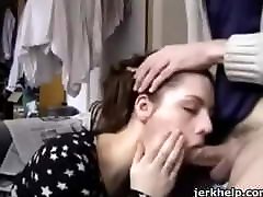 Big Cock Goes Down Her Throat