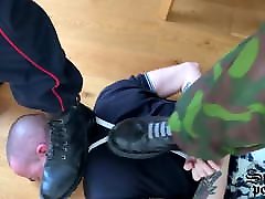 Skinhead used bare by two mysteriouswoody letting one off solo and loving it Skinhead used bare by two mysteriouswoody letting one off solo and loving it