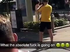 Guy jerks off in public Guy jerks off in public