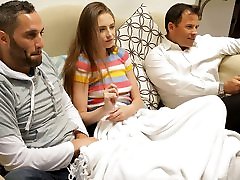 Young girl seduced by a friends father on sex in nude japa es pose of cancer...