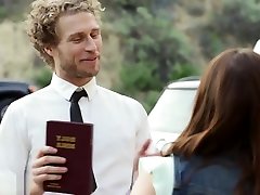 Horny slut doesnt care of bible but big dick
