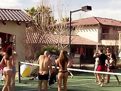 Outdoor ava adams and alison tylor games with a pink fudi group of horny swinger couples.