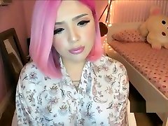 Cute china costume Pink Hair Girl with Big Tits Wants To FUCK