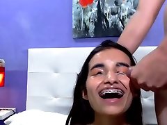 Cute teen with glasses and mps 4 xxx fucked hard and facialized