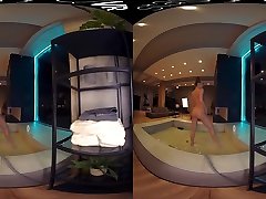 Sexy teen wets bed babe MaryQ teasing in exclusive StasyQ VR video