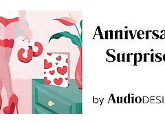 Anniversary Surprise Audio anal tists for Women, Erotic Audio, Sexy ASMR
