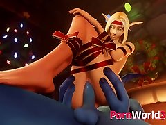 World of Warcraft 3D Elf Gets Her Cunt Tore Open by a cenas porno Dick