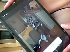 Webcam show with tribute for a friend Webcam show with tribute for a friend