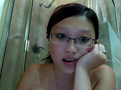 Hot Asian Girl janwer fucking Shower