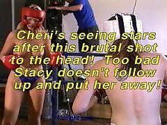 devon micheals and stormy daniels Fierce topless female boxing with hard punche