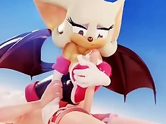 Rouge The indon tnte Hentai SFM