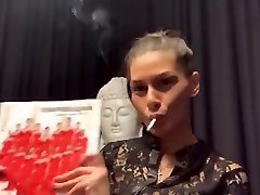 Sexy MILF indian nidhi ager smoking