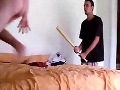 Angry Dude Caches His Girl In Bed With Another